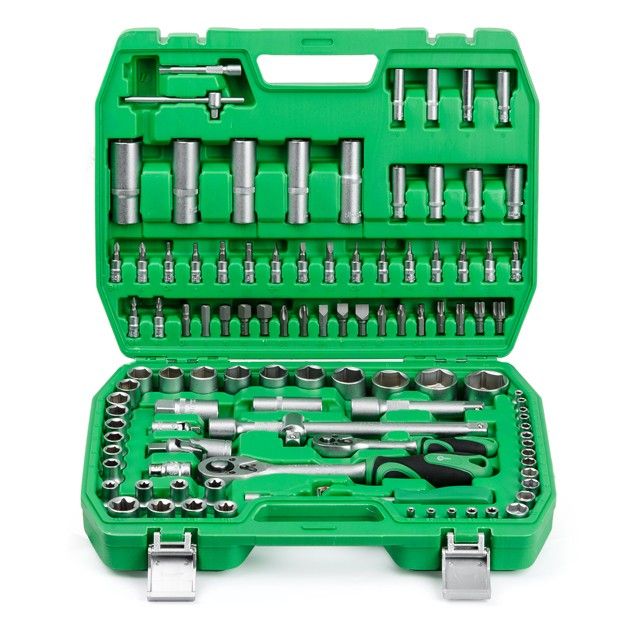 Набор инструментов 1/2" & 1/4" 108ед. INTERTOOL ET-6108SP. НОВИЙ.
