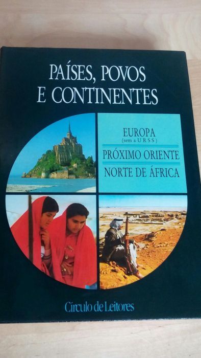 4 livros Países, Povos e Continentes Como novos