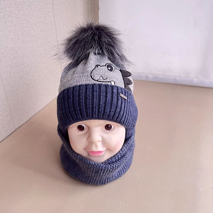 АКЦІЯ зимова шапка хлопчика мальчика зимняя