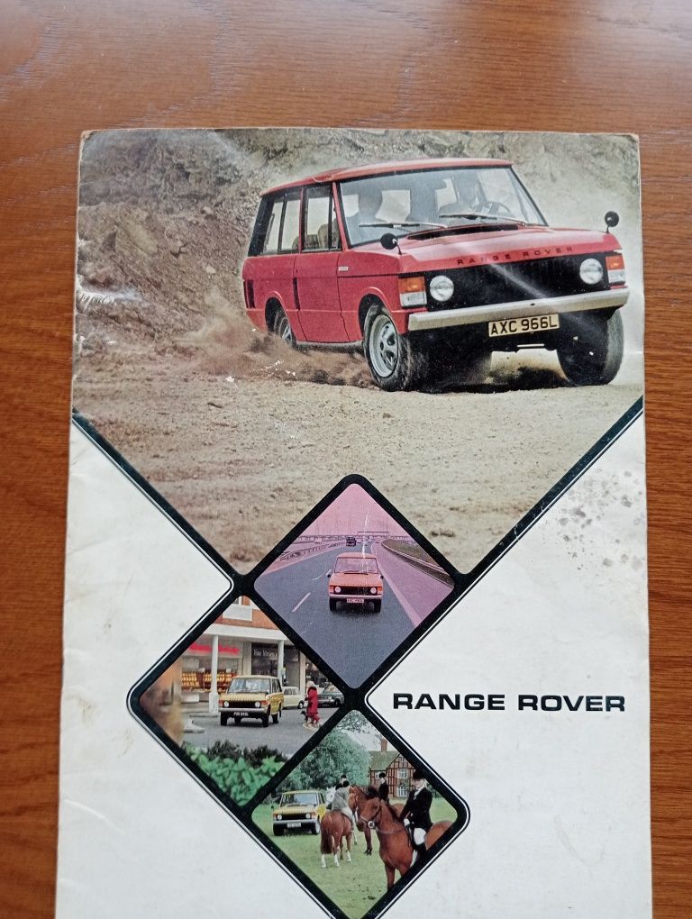Catálogos Rover e Range Rover