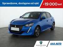 Peugeot 208 1.2 PureTech Allure , Salon Polska, Serwis ASO, Skóra, Navi,