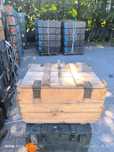 Skrzynia Drewniana - 41L - 60 x 39 x 36 Kufer z Klamrami