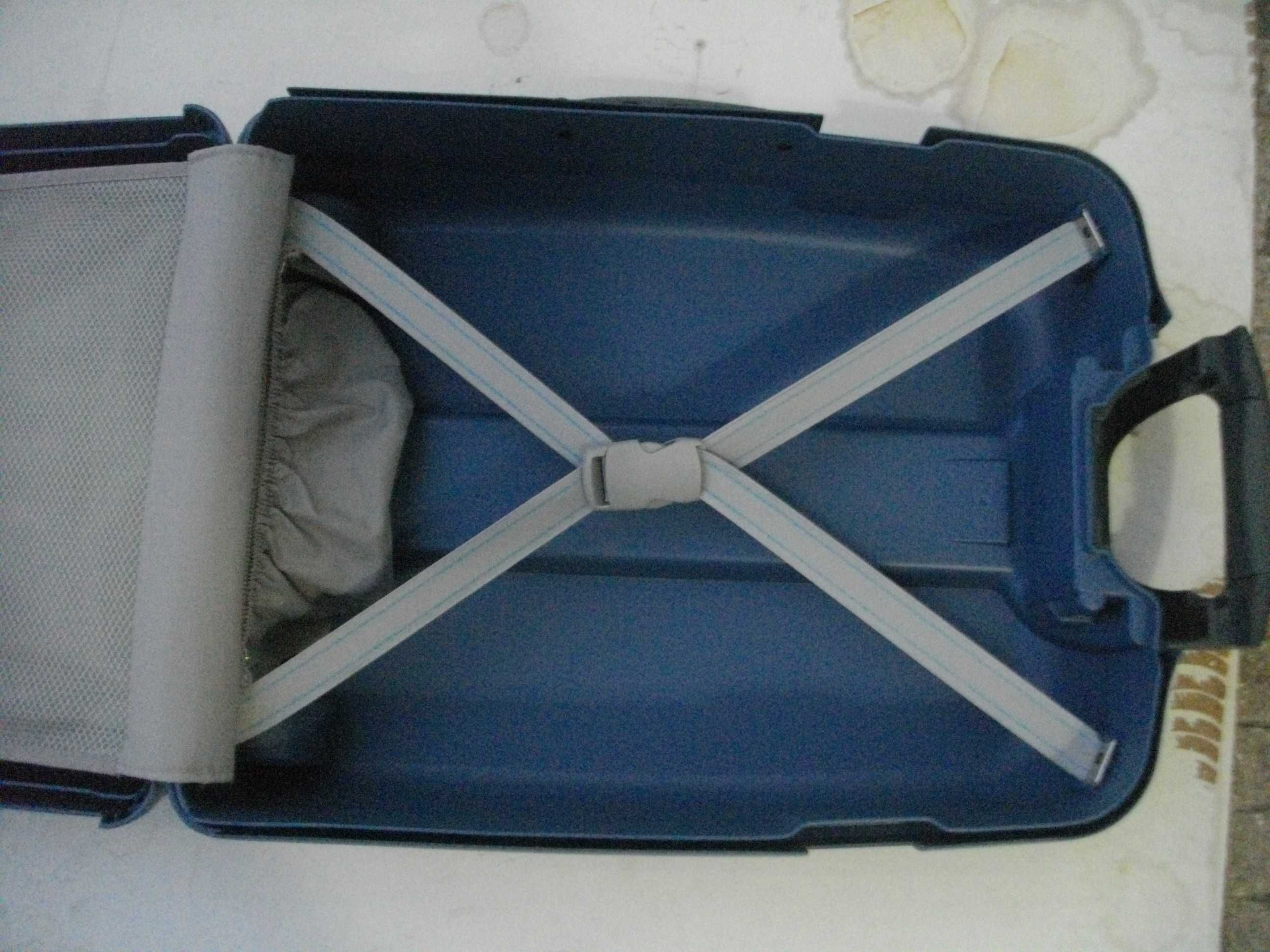 Trolley/mala de cabine Azul de Plástico, 55x38x18
