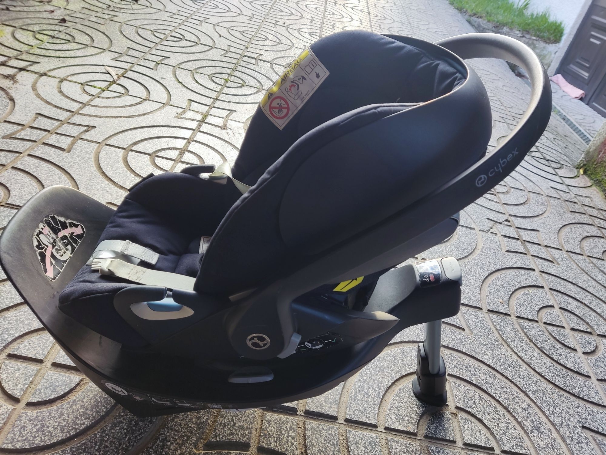 Duo cybex cadeira balios + ovo com isofix