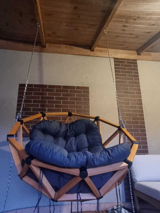 Fotel ogrodowy z drewna bukowego