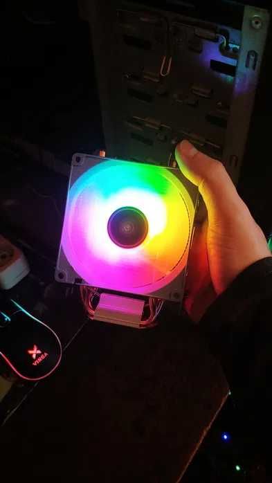 Кулер процесора Aigo ICE200PRO 95 Вт ICE400SE Intel / AMD з RGB Новий!