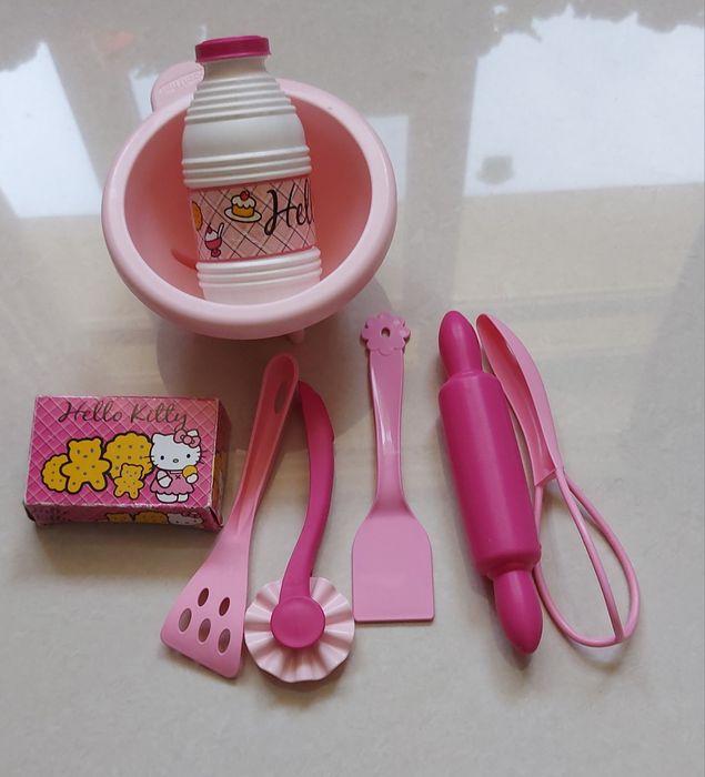 Дитячий кухонний набір з посудом