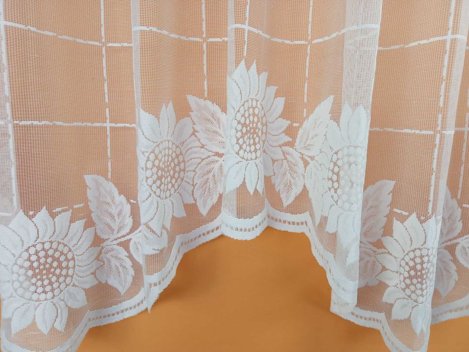 firana firanka biała duża 420 x 152 cm