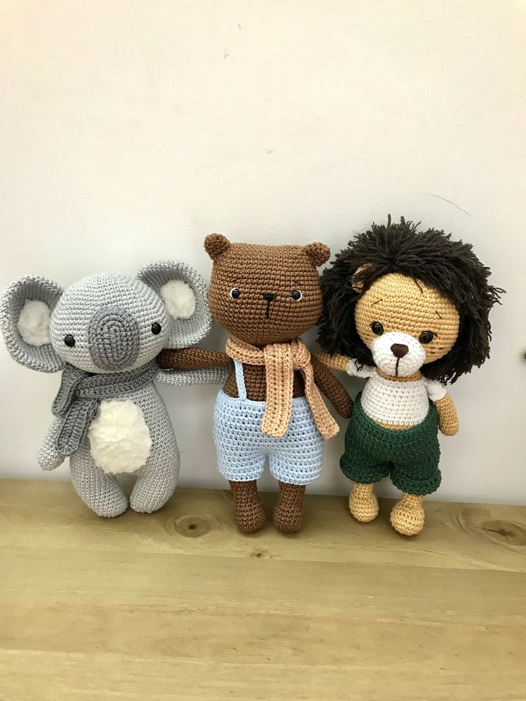 Urso em crochet/amigurumi