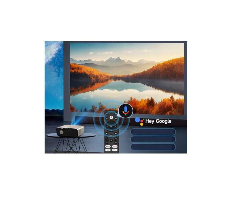 Projektor A9G 1550Ansi AndroidTV 11 FullHD 4K Dolby WIFI 6 BT