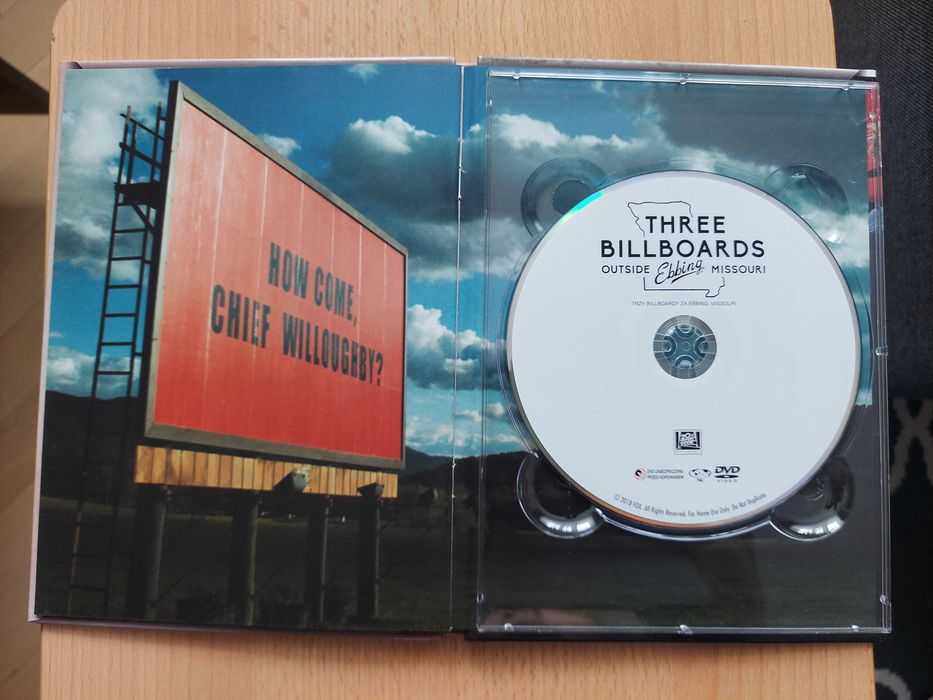 (DVD+książka) Trzy billboardy za Ebbing, Missouri (2017)