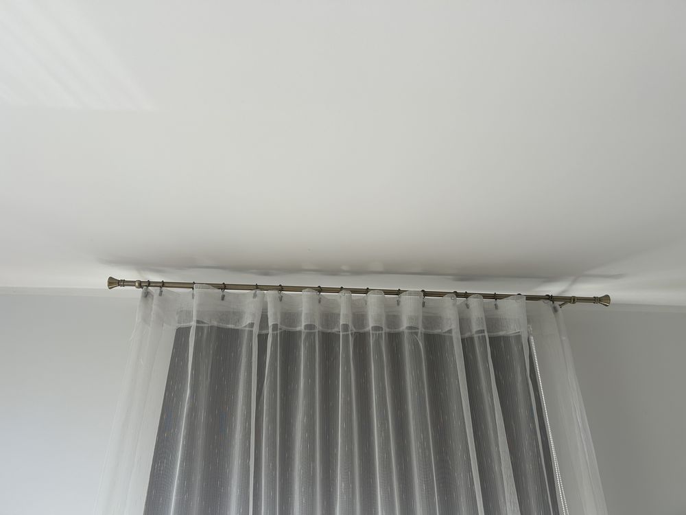 Karnisz stalowy 2 sztuki okazja! 160 cm