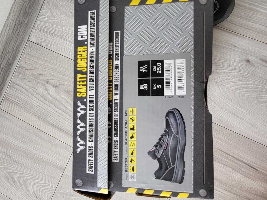 Robocze buty z blachą, nowe, safety jogger, Bestgirl S3