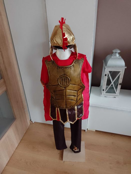 NOWY strój karnawałowy RZYMIANIN GLADIATOR WOJOWNIK 134/140 (308)