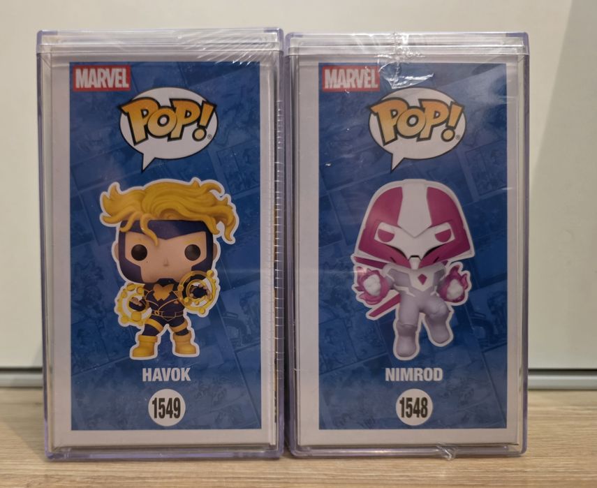 Zestaw dwóch Figurek Funko Pop, Havok, Nimrod, X-men, Marvel
