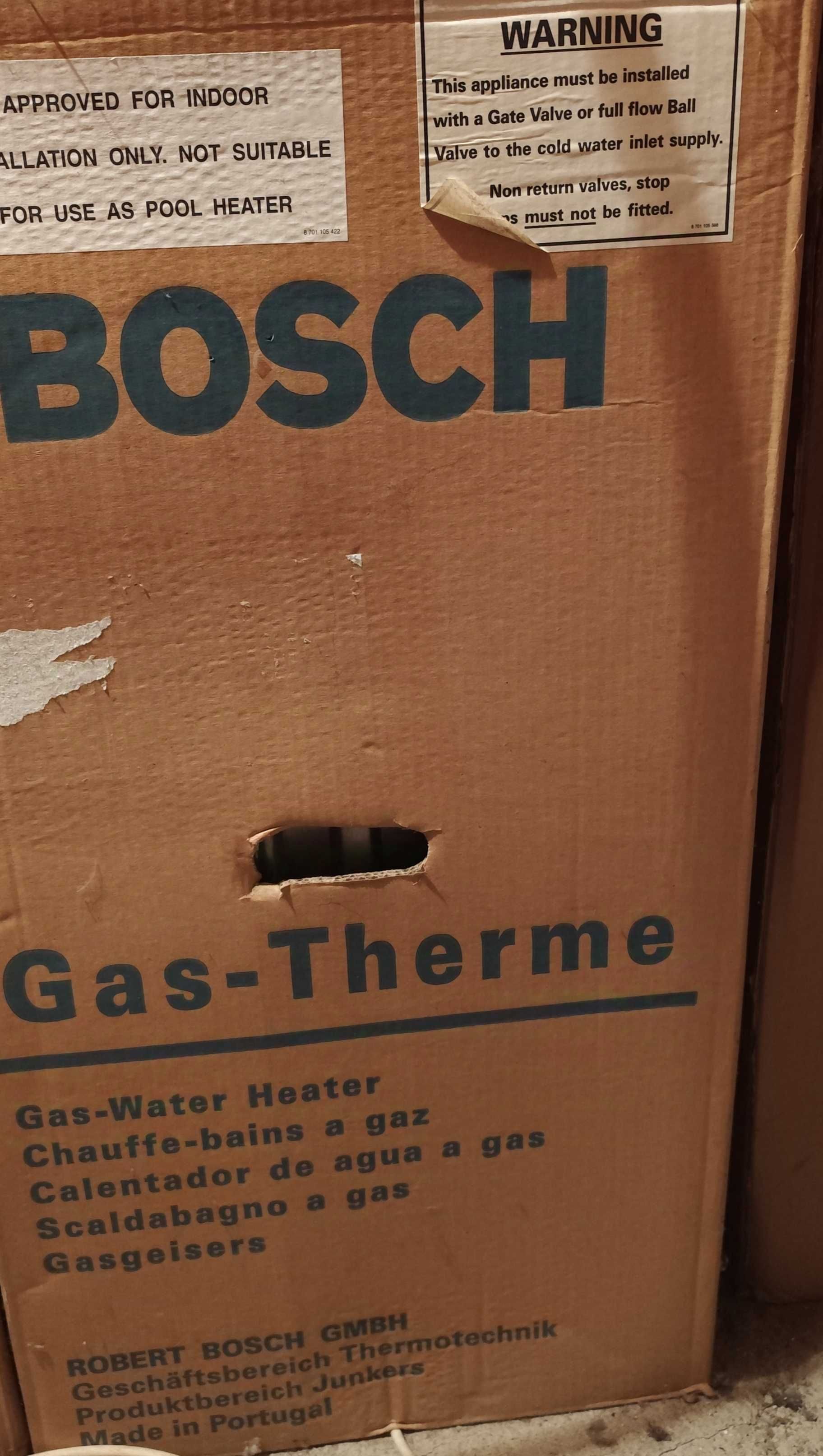 Esquentador gás natural Bosch NOVO