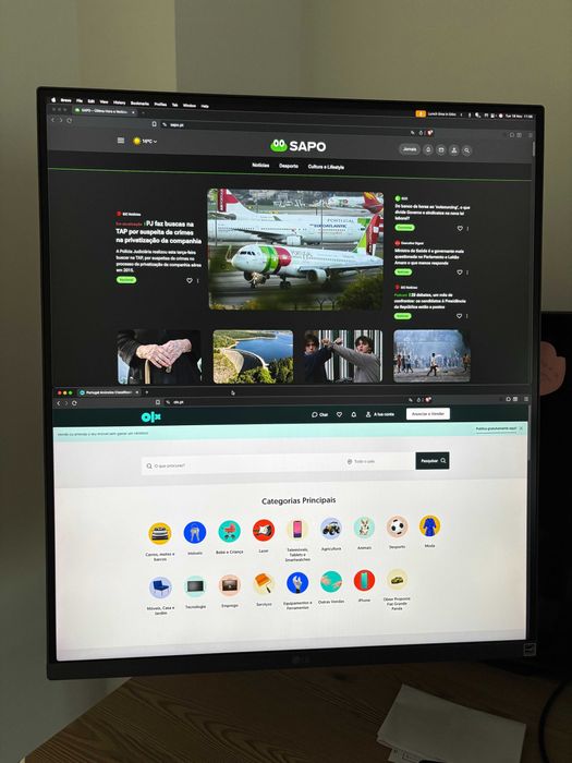 Monitor LG DualUp Ergo 28MQ780-B 27.6" LED IPS QHD USB-C