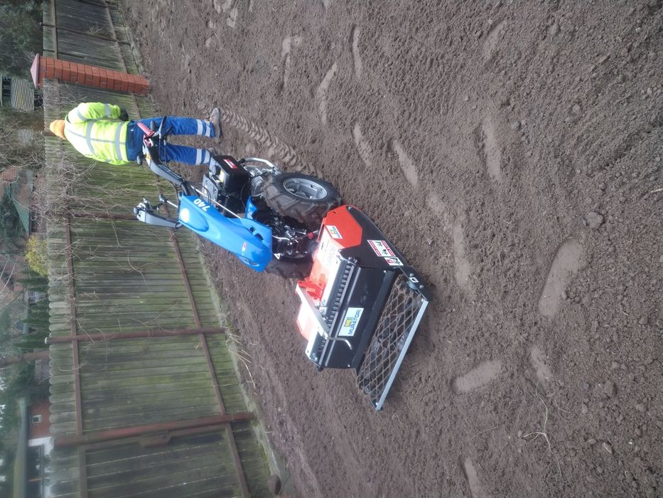 Usługi glebogryzarką separacyjną, zakładanie trawników