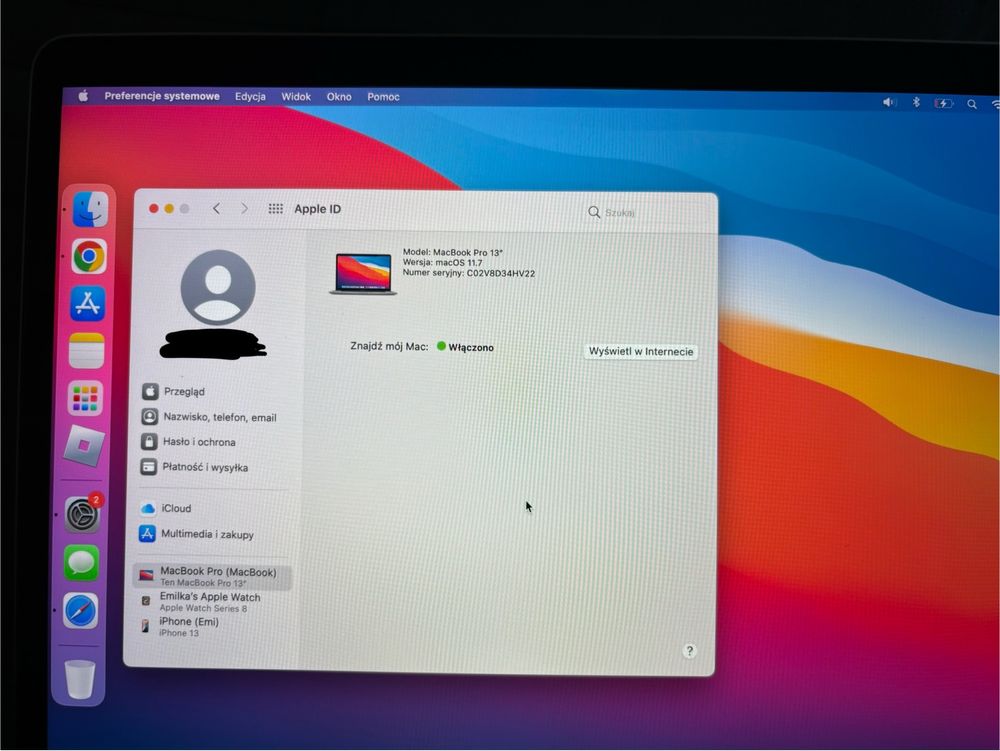 MacBook pro 13 2017