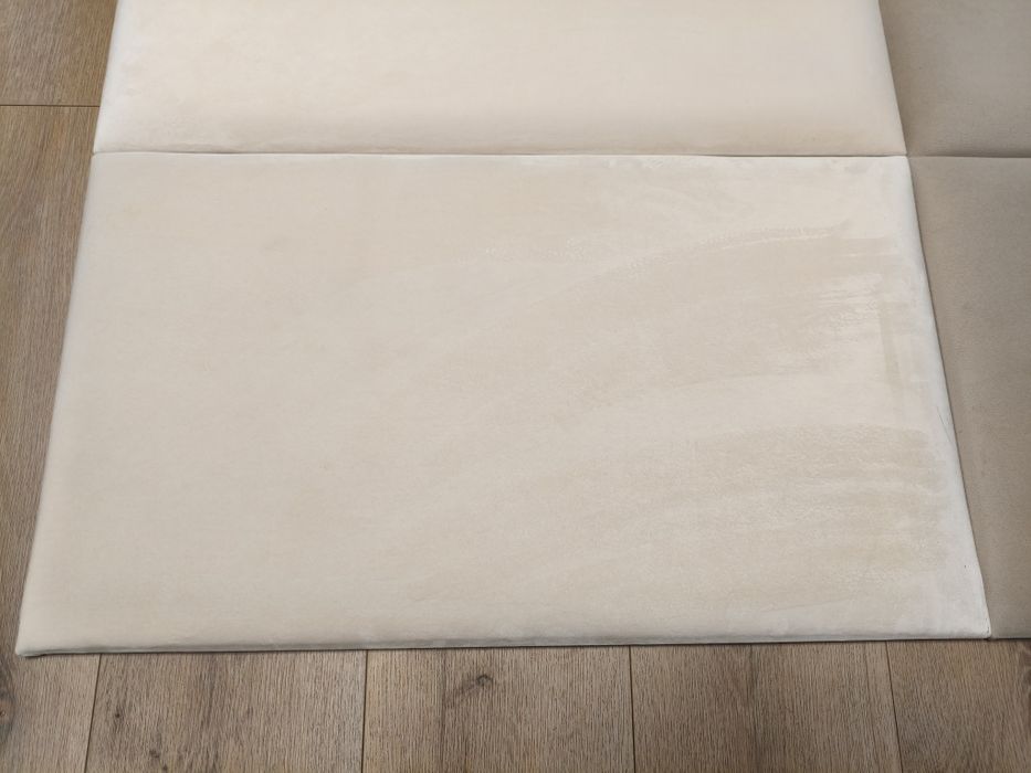 Płyty tapicerowane ścienne 70x40 beżowe - 6szt