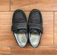 Темно синие туфли 30 размер школьные туфли