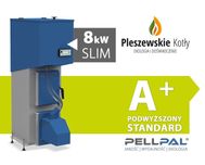 Kocioł c.o. na pellet 8kW PellPal Slim Dotacja 5 klasa Ekodesign