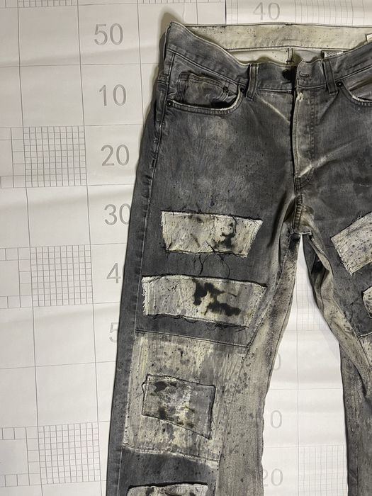 КАСТОМНЫЕ опиум джинсы сшитые вручную opium type flared