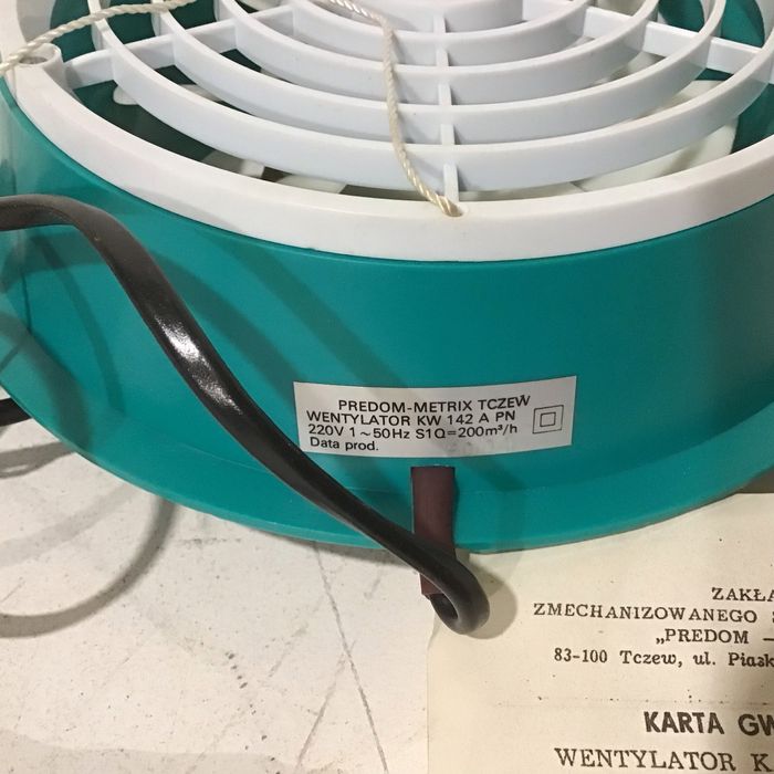 Wentylator Nowy kanałowy Predom Metrix PRL
