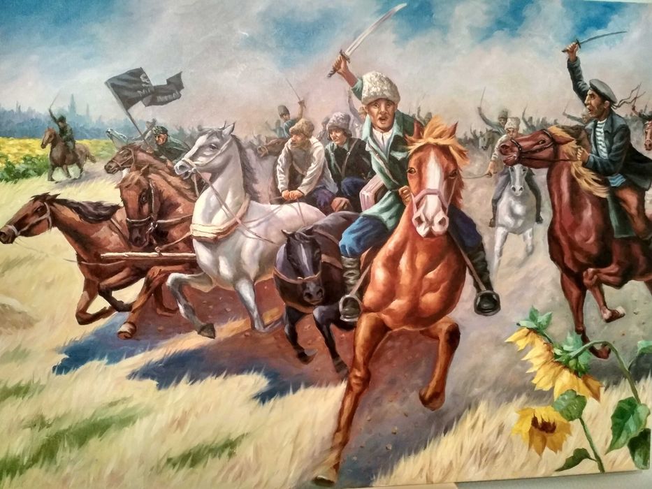 Картина «Атака махновцев» (Ведмидь Н.)