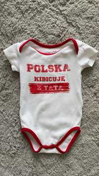 Body niemowlęce Kibicujemy Polska biało czerwoni mistrzostwa 86