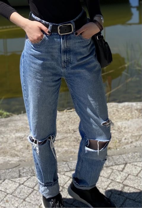 Jeansy / spodnie jeansowe ZARA