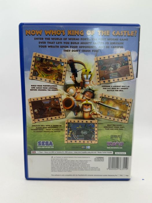 Worms Forts Under Siege 3xA Ps2 nr 6430