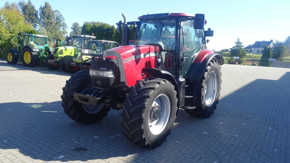 Case MXU MAXXUM 115 sprowadzony skrzynia mechaniczna 2006r. pneumatyka