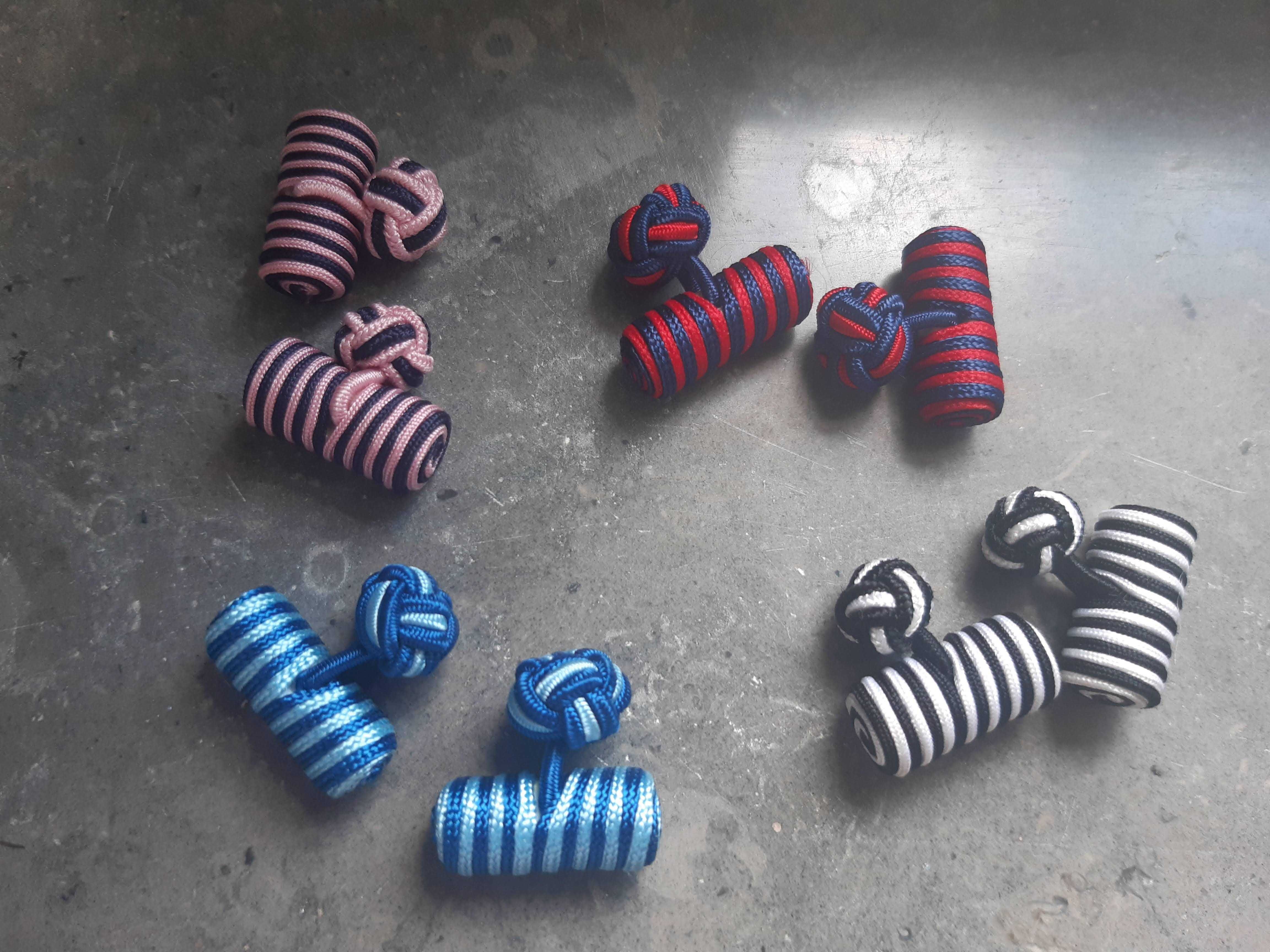 4 pares botões de punho, novos