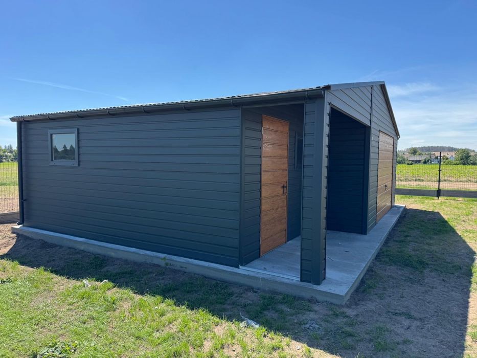 Garaż blaszany profil zamkniety 3x5,3x6,4x5,4x6,5x5,5x6,6x6,6x7,7x6,