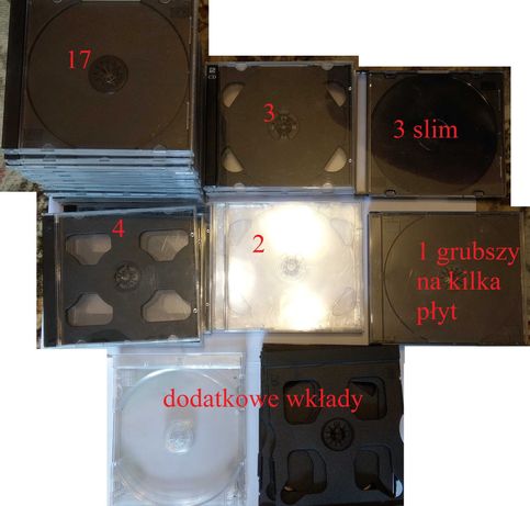 29 pudełek na CD DVD + wkłady , wysyłka