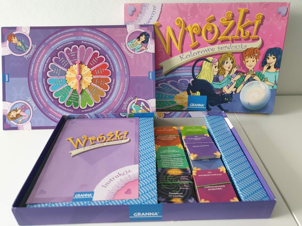 Gra planszowa Wróżki Kolorowe Serduszka