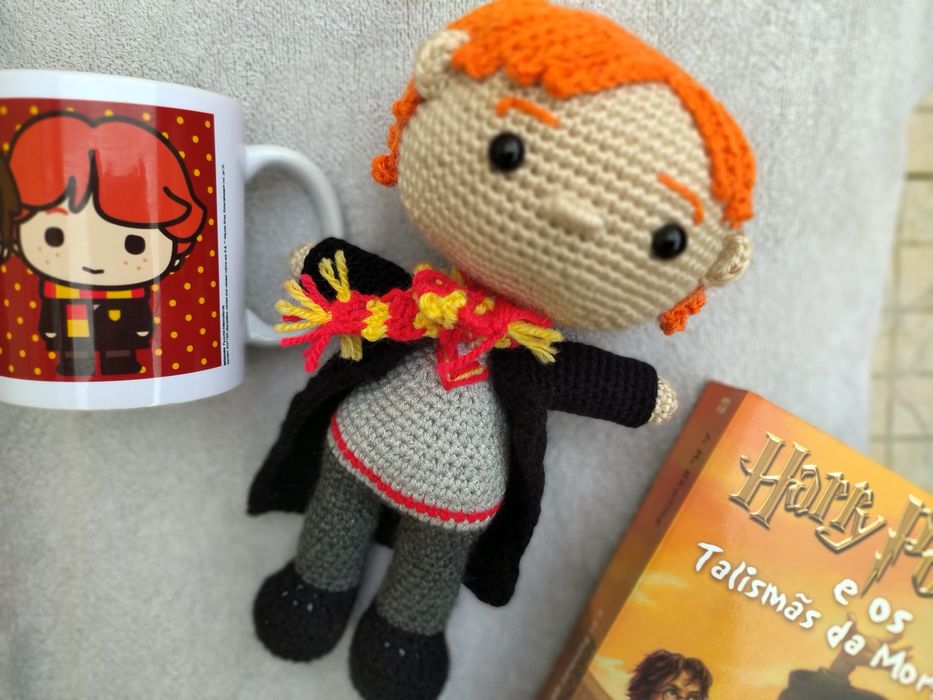 Ron Weasley em Amigurumi