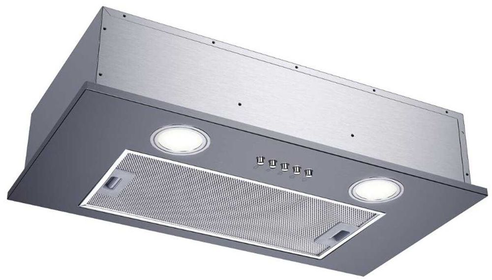 Okap kuchenny CANDY CBG52SX podszafkowy 168 m³/h  NOWY, LED, gwarancja