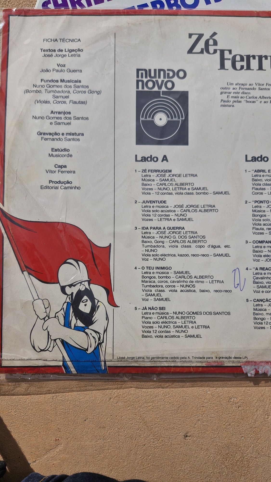 Álbum vinil Zé Ferrugem