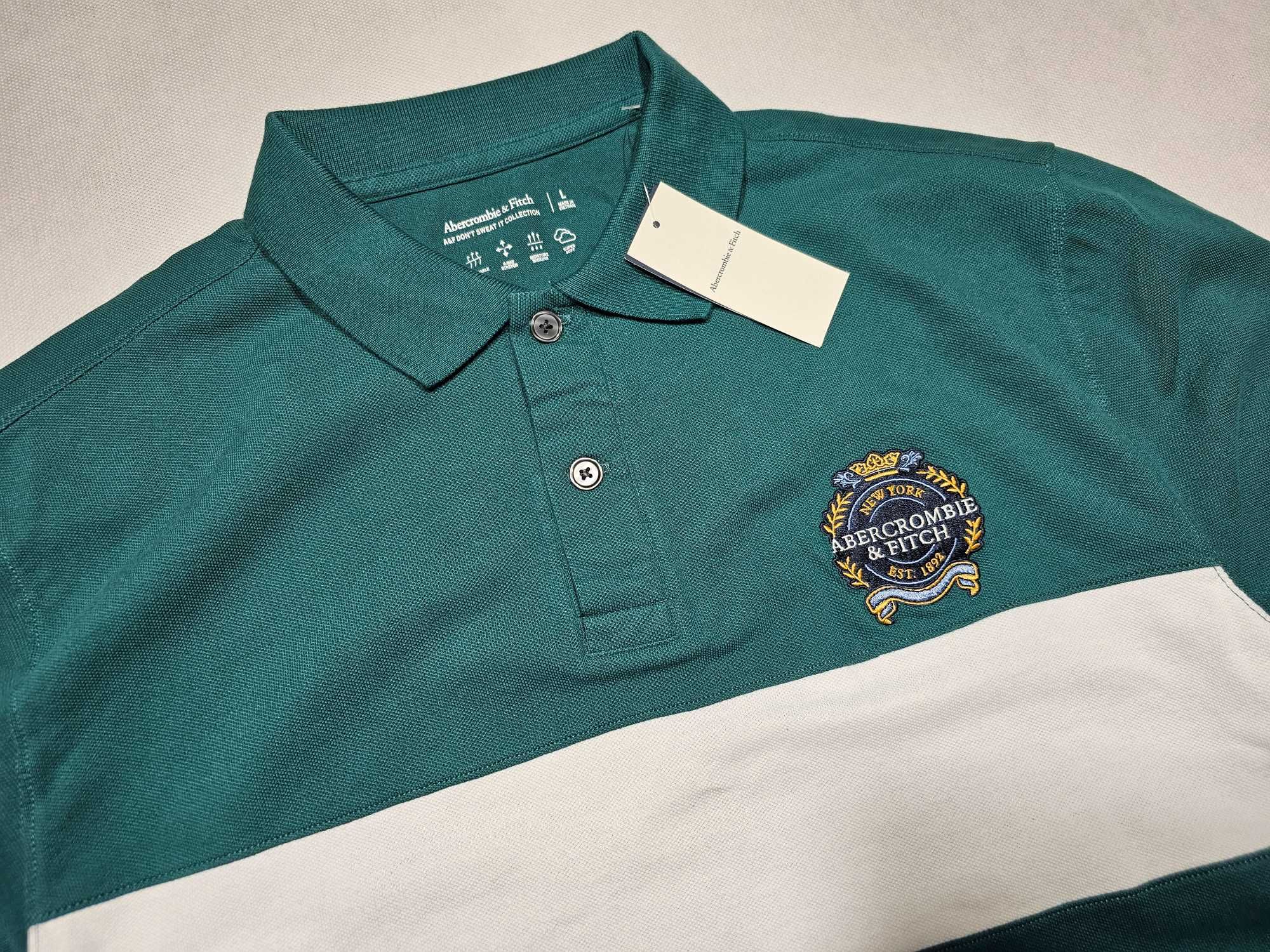 Abercrombie & Fitch koszulka polo męska rozmiar XL