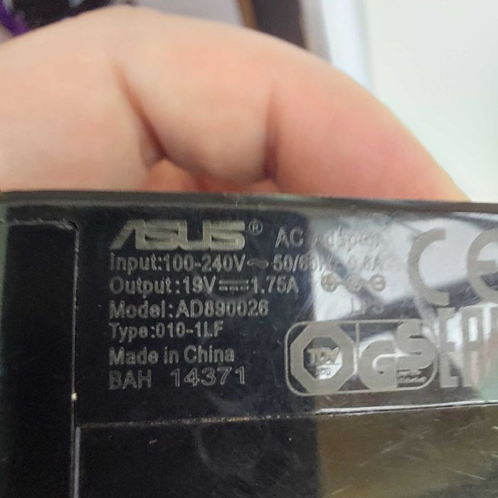 Carregador para portátil ASUS 19V 1.75A Mod.AD890026