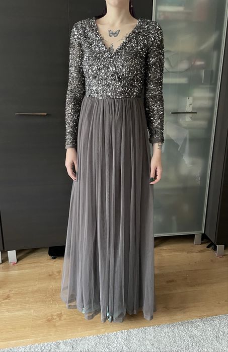 Sukienka Asos Maya deluxe xs 34 studniówka, wesele