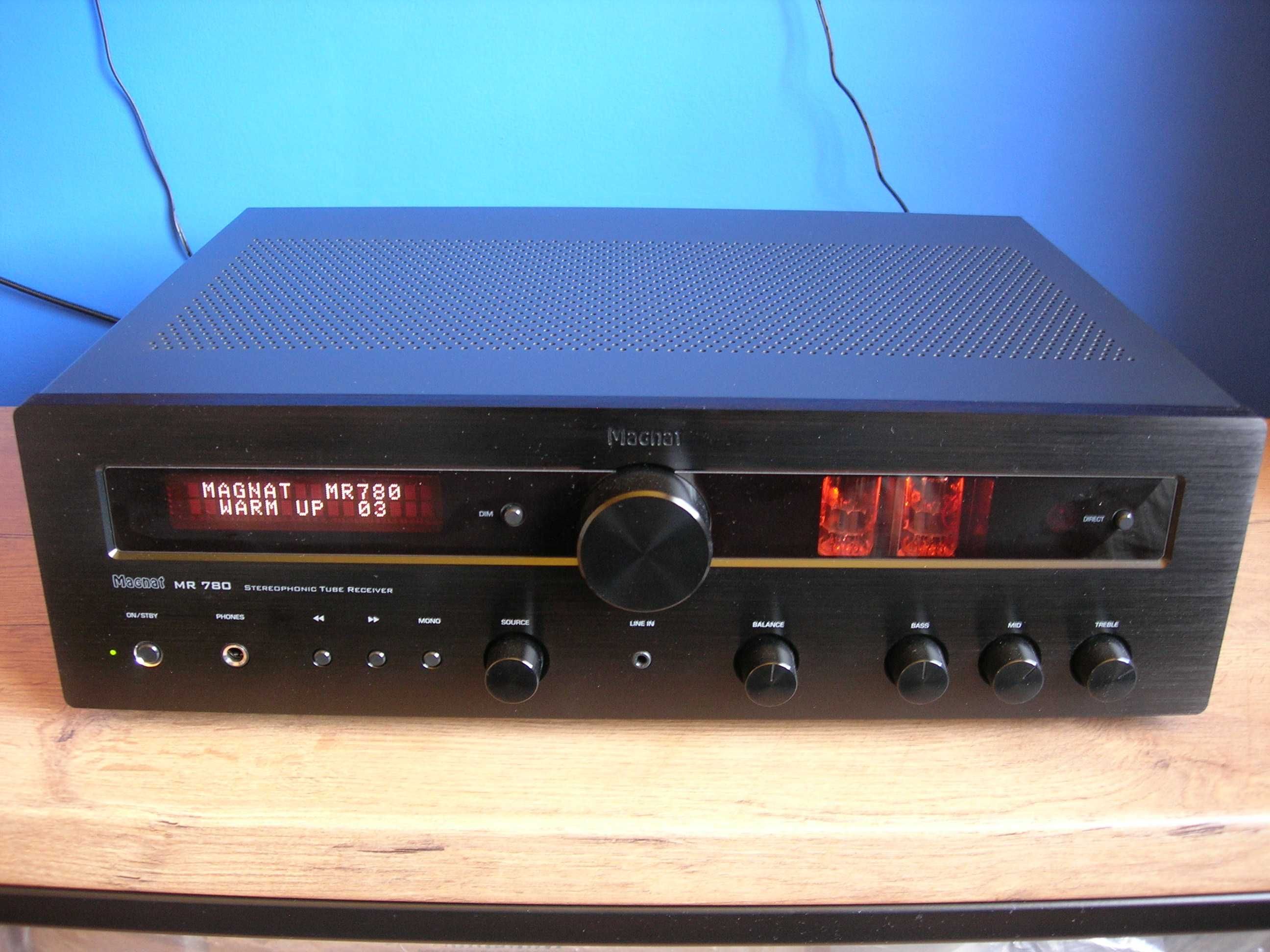 Amplituner stereo Magnat MR780 lampowa hybryda 2x70W
