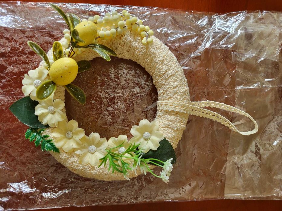 NOWY piękny ozdobny wianek dekoracyjny