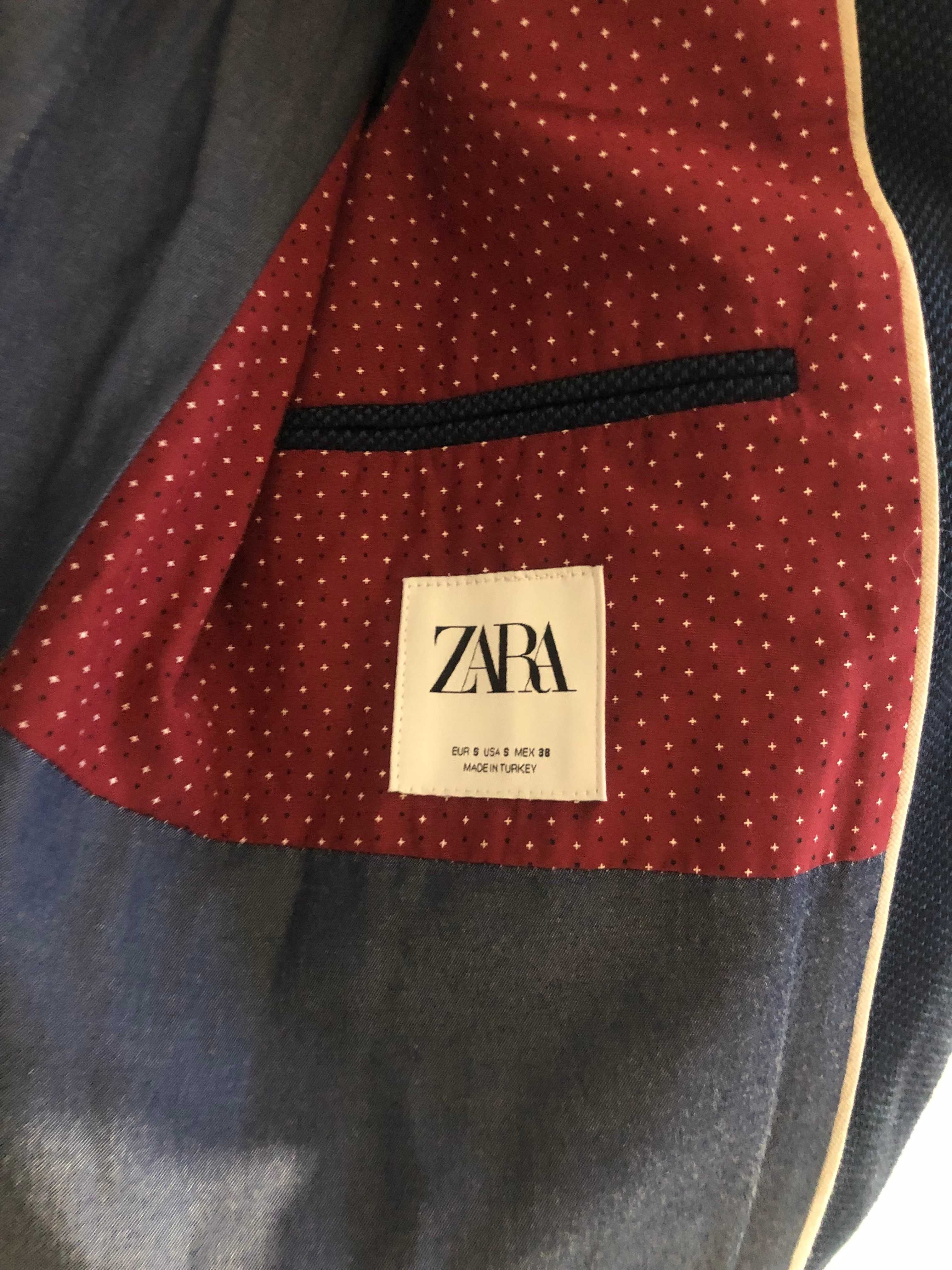 Marynarka granatowa męska H&M S