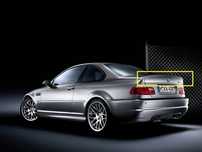 BMW 3 E46 COUPE CSL SPOILER NA KLAPE PODKŁAD