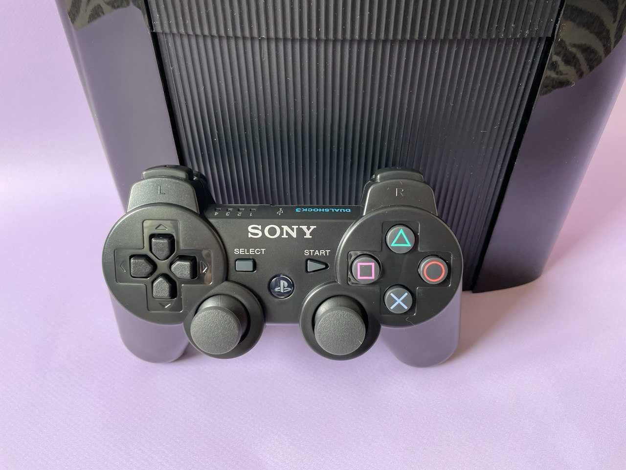 Playstation 3 Super Slim на 500 Гб (Sony PS3 + 50 ігор) Гарантія