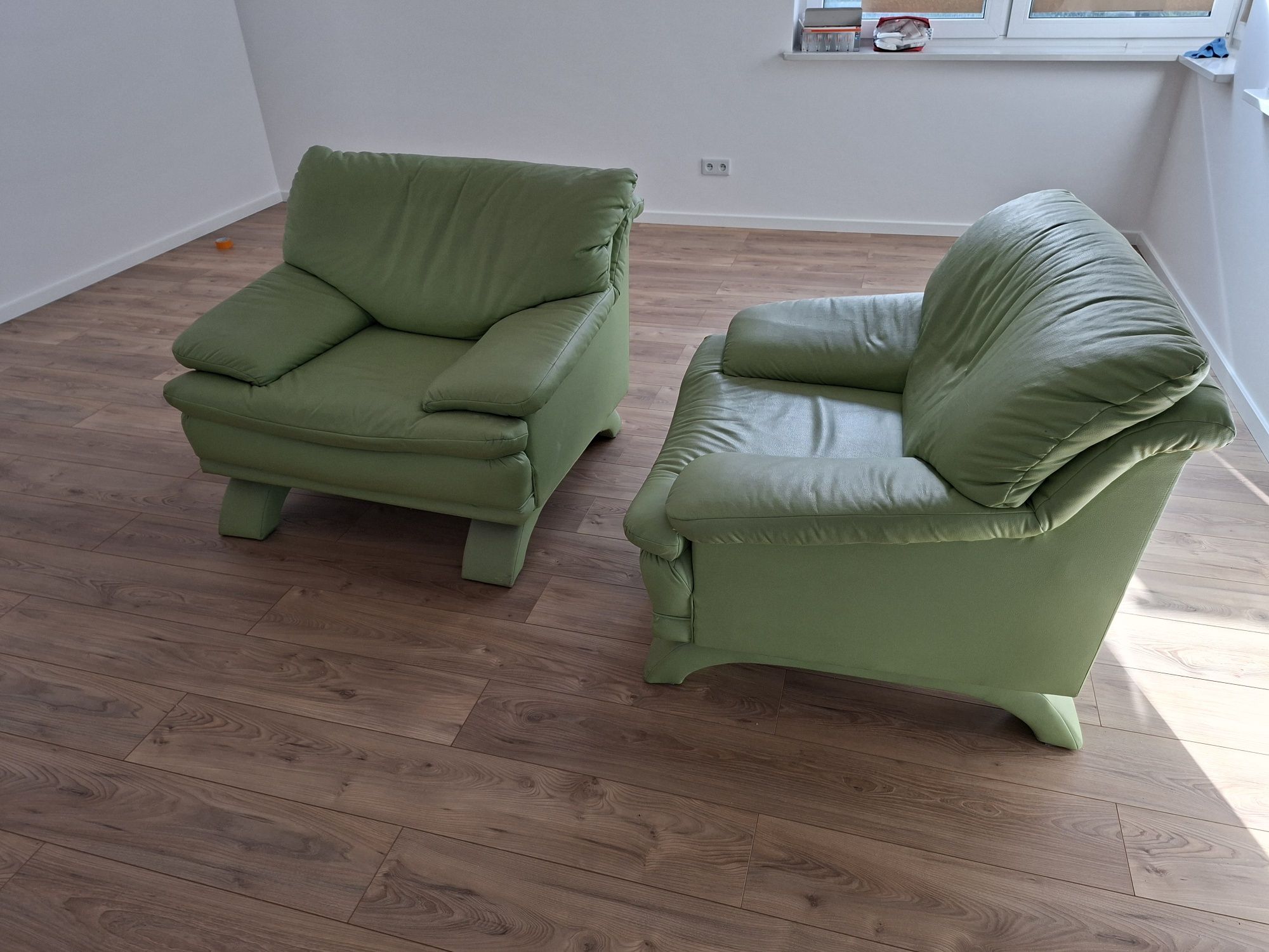 Sofa i 2 fotele, skóra eko
