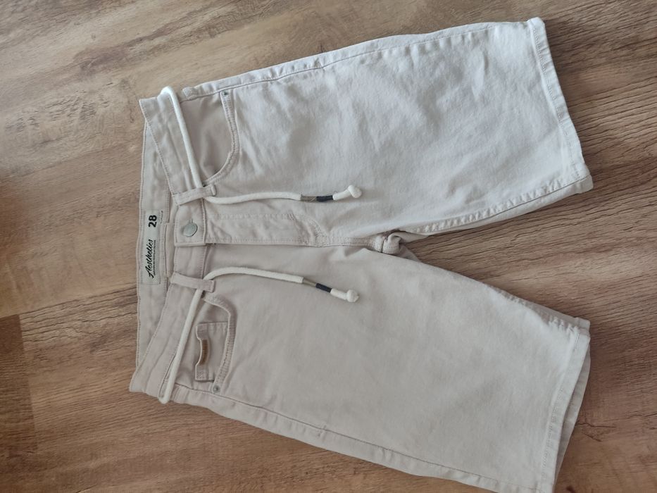 Szorty męskie beżowe chinosy